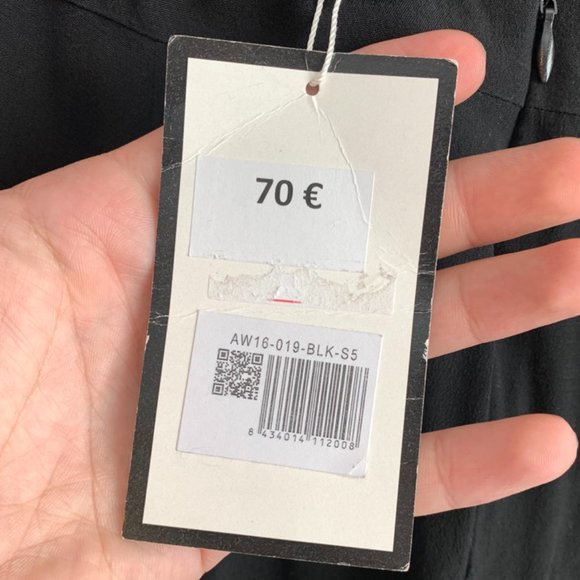 NWT Kling Black Halter Open Back Jumpsuit - Picture 4 of 8